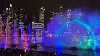 Maria Bay Sands Light amp Water Show  Singapore [upl. by Barnet]