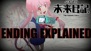 Mirai Nikki The Future Diary Ending EXPLAINED [upl. by Kinelski618]