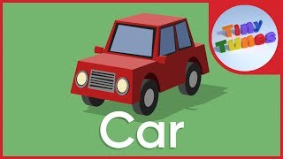 Vehicles Song for kids Modes of Transport  Tiny Tunes [upl. by Marteena]