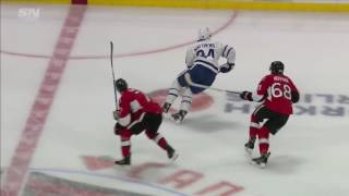 Matthews 2nd Goal  TOR vs OTT  Oct 12 2016 [upl. by Htinnek779]