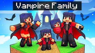 Having a VAMPIRE FAMILY in Minecraft [upl. by Anastassia]