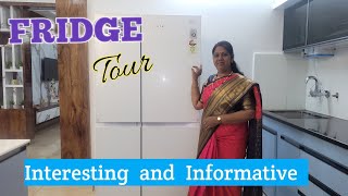 మా fridge tourఫ్రిడ్జ్ ను ఎంత అవసరమో అంతే వాడటం ఒక కళ Organizing tips kavithareddy gongalla [upl. by Prissy]