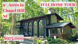 FULL TOUR  975000 Modern Home in Chapel Hill NC  Architect Jon Andre Condoret  NCModernist [upl. by Nade]