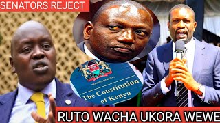 KENYANS AND SENATORS REJECT KENYA PRESIDENTIAL TERM LIMITS EXTENSION SIFUNA REJECT RUTO WACHA UKORA [upl. by Ramuk]