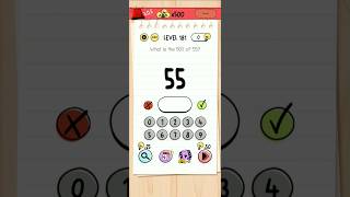 Brain Test Level 181 what is the 50 of 55 shorts brantest braintestlevel181 [upl. by Orelee]