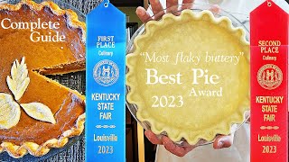 Award Winning Pie Crust The Most Buttery Flaky Crust Youll Ever Make Easy Comprehensive Guide [upl. by Alamak]