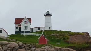 Nubble Lighthouse Cape Neddick York ME [upl. by Ojyllek62]