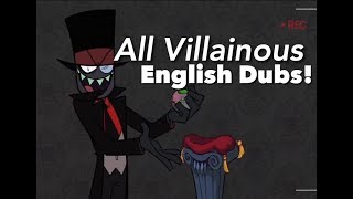 All Villainous Official English Dubs Now with Subtitles [upl. by Idac]