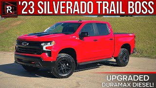 The 2023 Chevrolet Silverado Trail Boss Is A Torque Rich Diesel Powered OffRoad Truck [upl. by Herrle913]