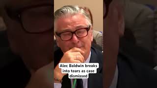 Alec Baldwin breaks into tears as case dismissed [upl. by Jung]