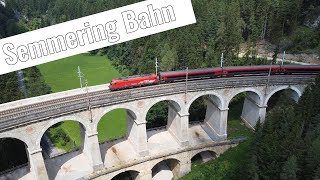 Semmering Bahn zwischen dem quotKalte Rinne Viaduktquot und dem quotKrausel Viaduktquot in 4K [upl. by Adnimra]