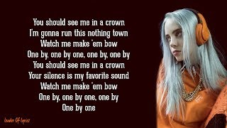 Billie Eilish  you should see me in a crown Lyrics [upl. by Bose149]