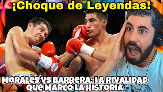 🇪🇸 REACCIÓN 🇲🇽 ¡LA BATALLA INMORTAL TERRIBLE MORALES VS BARRERA 1🧨 PURA DINAMITA EN EL RING 🔥​😱 [upl. by Ahsikad]