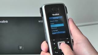 W52P DECT IP Phone  Time and Date [upl. by Lasonde]