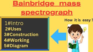 Bainbridge Mass SpectrographBy Easy Chemistian [upl. by Ahsitaf14]