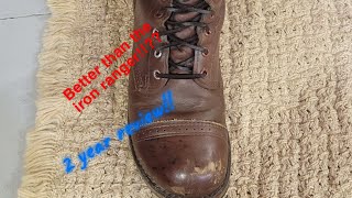 2 year review WW2 Jump boot Corcoran boots [upl. by Myrilla]