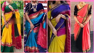 👌Mysore Silk Sarees collections 2024 Multicolor Mysore Silk Sarees ideas prayankfashions [upl. by Ylus]