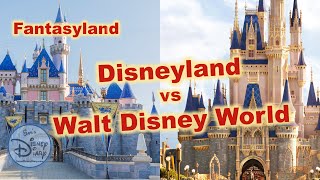 Disneyland Fantasyland  WDW Magic Kingdom Fantasyland  Disneyland vs Walt Disney World  Mr Toad [upl. by Aitenev]