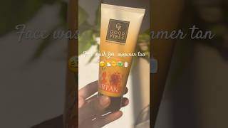 Affordable Face wash for summer DTAN face washytshorts facewash skincare shortvideo [upl. by Gnahk]