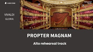 Gloria Vivaldi Propter magnam  Alto rehearsal track [upl. by Orland395]