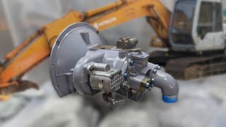 Excavator hydraulic pump full rebuildCan it be done by an amateur Hitachi EX1202 [upl. by Enom655]