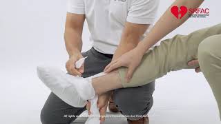 Applying an Ankle Bandage [upl. by Akehsal]