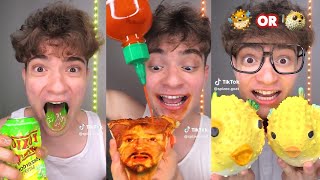 Extreme Spicy Food Challenge By Spizee The Goat  Mukbang amp ASMR Compilation 2024✔ [upl. by Oam]