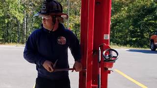 How to force an inward opening door with 1 man  halligan and flat head ax [upl. by Wheelwright]