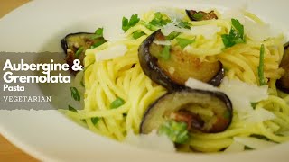 Aubergine Gremolata Pasta [upl. by Ohs463]