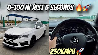 Driving My OCTAVIA VRS at 230kmhr [upl. by Ainavi]