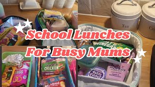 Quick amp Easy Packed Lunch Ideas  Mum of 3  UK Family [upl. by Calendre]