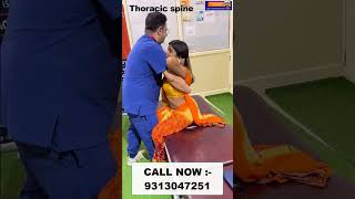 Thoracic spine  Chiropractic treatment in Delhi  Dr Varun  Call  9313047251 dwarka doctor [upl. by Hanala]