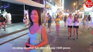 Angeles City walking street Philippines  walking street Angeles City Philippines nightlife [upl. by Akimahc306]