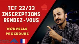 TCF 2022  2023 Inscription et Rendez Vous كيفية التسجيل [upl. by Cecilla]