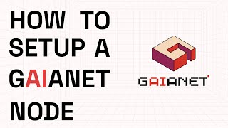 How To Setup A Gaianet Node Windows Version [upl. by Saihttam764]