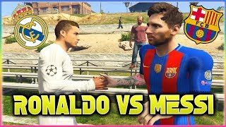 MESSI vs RONALDO El Clasico 2017 Football Challenges in GTA 5 [upl. by Pasquale]