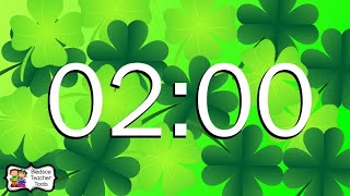 St Patricks Day Timer with Music 2 Minute Timer [upl. by Joacima]