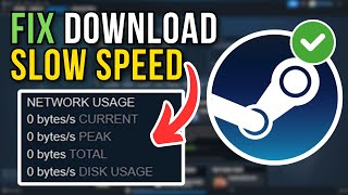 How To Fix Steam Games Slow Download Speed 2024 [upl. by Adnohsek687]