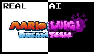 Mario amp Luigi Dream Team  Antasmas Theme but its continued by AI [upl. by Yelyk]