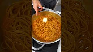 🦐🍝 SPAGHETTONI al SUGO di GAMBERONIet voilà✨ Shorts [upl. by Notterb34]