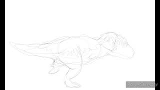 Trex Animation practice [upl. by Hintze]