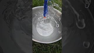 REVERSE Splashing waves slowmotion splash water dart fun cool fyp dreamtrackai [upl. by Nannahs]