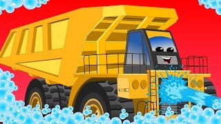 Dump truck  car wash  educational video for kids [upl. by Vizzone]