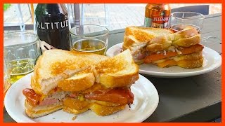 The Knackwurst Double Grilled Cheese Recipe  Cook amp Review Ep 13 [upl. by Roselba715]