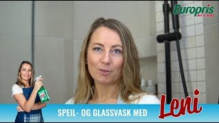 Speil dusj og glassvegger  Effekt Glass og Vindu rengjøringsspray [upl. by Anne881]