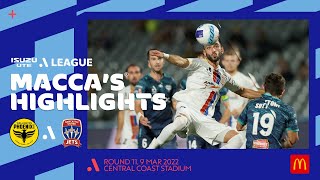 Wellington Phoenix v Newcastle Jets  Maccas® Highlights  Isuzu UTE ALeague [upl. by Geoffry]