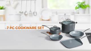 Commercial Chef CHECO7 ECOPAN 7Pc Cookware Set [upl. by Aileno612]