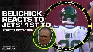 Bill Belichick is the FIRST on the Perfect Prediction Panel 🙌 Jets start off MNF 🔥  ManningCast [upl. by Kiele455]