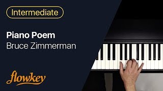 Piano Poem – Bruce Zimmerman Easy Piano Tutorial [upl. by Sewel]