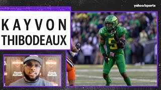 Kayvon Thibodeaux on why he won’t compare himself to Aidan Hutchinson [upl. by Haik84]